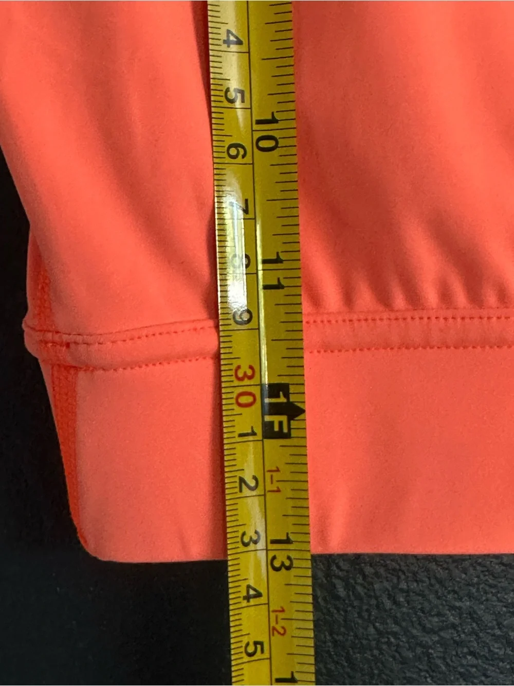 Lululemon Hotty Hot Cropped Tank Highlight Orange Size 4 Running Built-In Bra